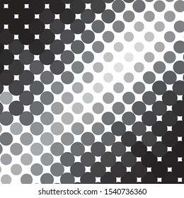 Abstract halftone background pattern. Monochrome geometric vector line illustration