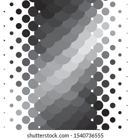 Abstract halftone background pattern. Monochrome geometric vector line illustration