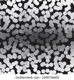 Abstract halftone background pattern. Monochrome geometric vector line illustration