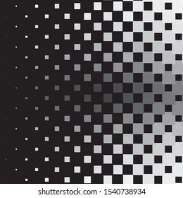 Abstract halftone background pattern. Monochrome geometric vector line illustration