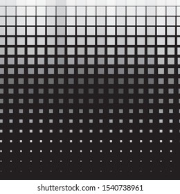 Abstract halftone background pattern. Monochrome geometric vector line illustration