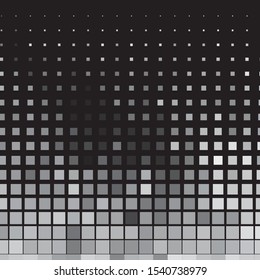 Abstract halftone background pattern. Monochrome geometric vector line illustration