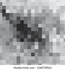 Abstract halftone background pattern. Monochrome geometric vector line illustration