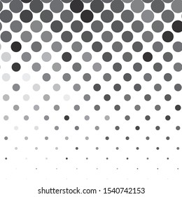 Abstract halftone background pattern. Monochrome geometric vector line illustration