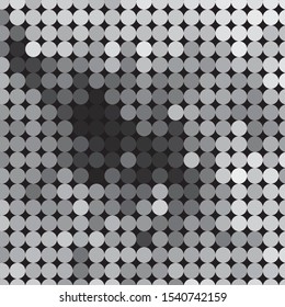 Abstract halftone background pattern. Monochrome geometric vector line illustration