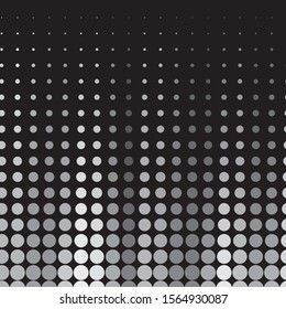 Abstract halftone background pattern. Monochrome geometric vector line illustration