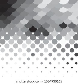Abstract halftone background pattern. Monochrome geometric vector line illustration