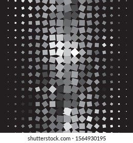 Abstract halftone background pattern. Monochrome geometric vector line illustration