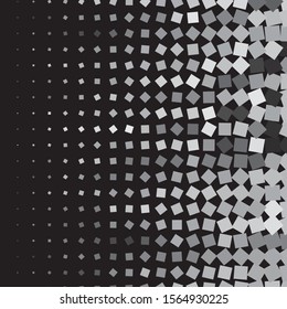Abstract halftone background pattern. Monochrome geometric vector line illustration