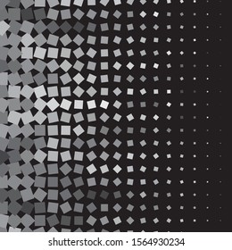 Abstract halftone background pattern. Monochrome geometric vector line illustration