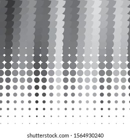Abstract halftone background pattern. Monochrome geometric vector line illustration