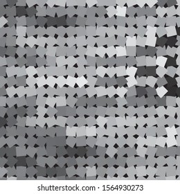 Abstract halftone background pattern. Monochrome geometric vector line illustration