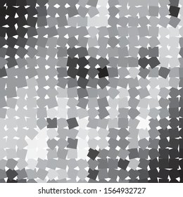 Abstract halftone background pattern. Monochrome geometric vector line illustration