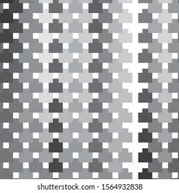 Abstract halftone background pattern. Monochrome geometric vector line illustration