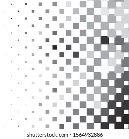 Abstract halftone background pattern. Monochrome geometric vector line illustration