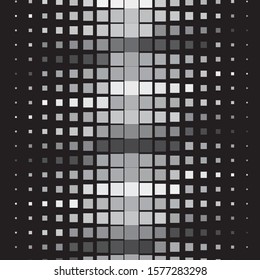 Abstract halftone background pattern. Monochrome geometric vector line illustration