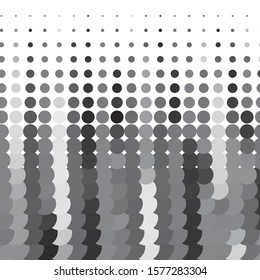 Abstract halftone background pattern. Monochrome geometric vector line illustration