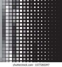 Abstract halftone background pattern. Monochrome geometric vector line illustration