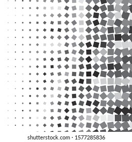Abstract halftone background pattern. Monochrome geometric vector line illustration