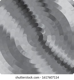 Abstract halftone background pattern. Monochrome geometric vector line illustration
