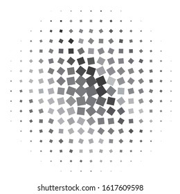 Abstract halftone background pattern. Monochrome geometric vector line illustration