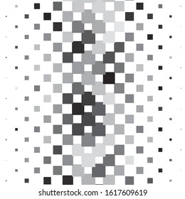 Abstract halftone background pattern. Monochrome geometric vector line illustration