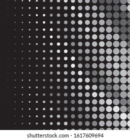 Abstract halftone background pattern. Monochrome geometric vector line illustration