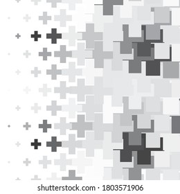 Resumen del patrón de fondo de medio tono. Ilustración de línea vectorial geométrica monocromática