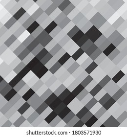 Resumen del patrón de fondo de medio tono. Ilustración de línea vectorial geométrica monocromática