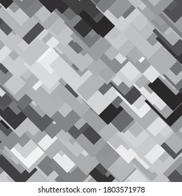Abstract halftone background pattern. Monochrome geometric vector line illustration