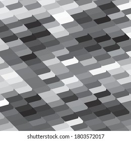 Abstract halftone background pattern. Monochrome geometric vector line illustration