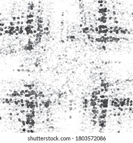 Abstract halftone background pattern. Monochrome geometric vector line illustration