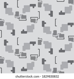 Abstract halftone background pattern. Monochrome geometric vector line illustration