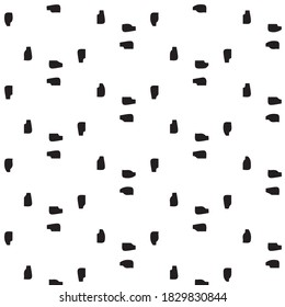 Abstract halftone background pattern. Monochrome geometric vector line illustration