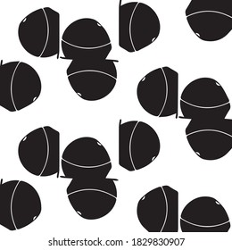 Abstract halftone background pattern. Monochrome geometric vector line illustration