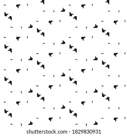 Abstract halftone background pattern. Monochrome geometric vector line illustration