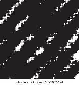 Abstract halftone background pattern. Monochrome geometric vector line illustration