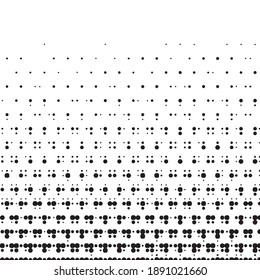Abstract halftone background pattern. Monochrome geometric vector line illustration