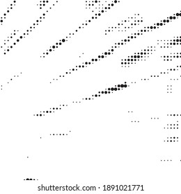 Abstract halftone background pattern. Monochrome geometric vector line illustration