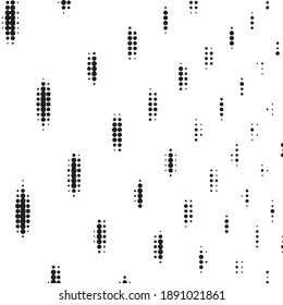 Abstract halftone background pattern. Monochrome geometric vector line illustration