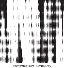Abstract halftone background pattern. Monochrome geometric vector line illustration