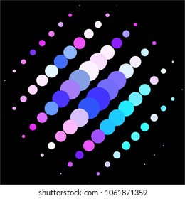 Abstract halftone background pattern. Spotted colorful vector line illustration
