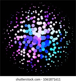 Abstract halftone background pattern. Spotted colorful vector line illustration

