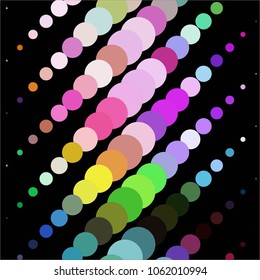 Abstract halftone background pattern. Spotted colorful vector line illustration
