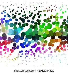 Abstract halftone background pattern. Spotted colorful vector line illustration
