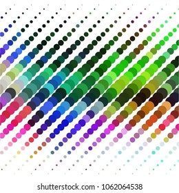Abstract halftone background pattern. Spotted colorful vector line illustration
