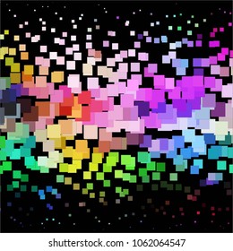 Abstract halftone background pattern. Spotted colorful vector line illustration
