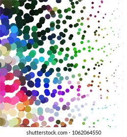Abstract halftone background pattern. Spotted colorful vector line illustration
