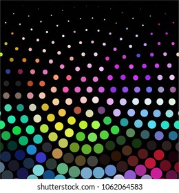 Abstract halftone background pattern. Spotted colorful vector line illustration
