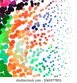 Abstract halftone background pattern. Spotted colorful vector line illustration
